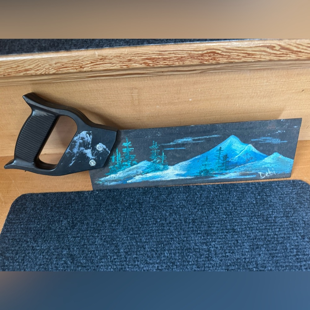 Hand painted Miter saw